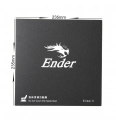 Buy Creality 3D Ender-3 Build Surface sticker 235x235mm at SoluNOiD.dk - Online