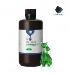 Anycubic Plant based UV Resin 1000ml Translucent Green