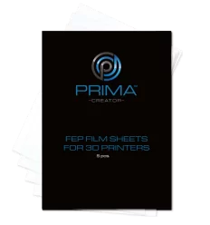 Buy PrimaCreator FEP Film Sheets for 3D Printers - 140 x 200 mm - 5-pack at SoluNOiD.dk - Online